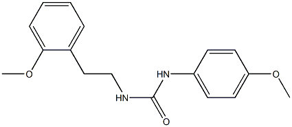 1-(4-methoxyphenyl)-3-[2-(2-methoxyphenyl)ethyl]urea Structure