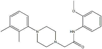 2-[4-(2,3-dimethylphenyl)piperazin-1-yl]-N-(2-methoxyphenyl)acetamide