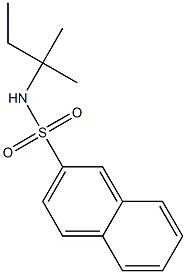 N-(2-methylbutan-2-yl)naphthalene-2-sulfonamide Structure