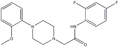 N-(2,4-difluorophenyl)-2-[4-(2-methoxyphenyl)piperazin-1-yl]acetamide