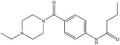 N-[4-(4-ethylpiperazine-1-carbonyl)phenyl]butanamide