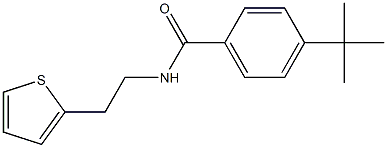 4-tert-butyl-N-(2-thiophen-2-ylethyl)benzamide Structure