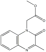 methyl 2-(3-methyl-2-oxoquinoxalin-1-yl)acetate Structure