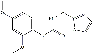 1-(2,4-dimethoxyphenyl)-3-(thiophen-2-ylmethyl)urea Structure