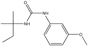 1-(3-methoxyphenyl)-3-(2-methylbutan-2-yl)urea Structure
