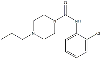N-(2-chlorophenyl)-4-propylpiperazine-1-carboxamide Structure