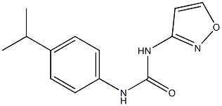 1-(1,2-oxazol-3-yl)-3-(4-propan-2-ylphenyl)urea Struktur