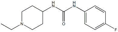 1-(1-ethylpiperidin-4-yl)-3-(4-fluorophenyl)urea Structure