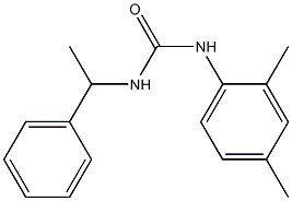 1-(2,4-dimethylphenyl)-3-(1-phenylethyl)urea Structure