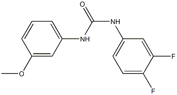 1-(3,4-difluorophenyl)-3-(3-methoxyphenyl)urea Structure