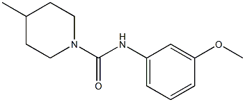  N-(3-methoxyphenyl)-4-methylpiperidine-1-carboxamide