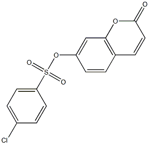 (2-oxochromen-7-yl) 4-chlorobenzenesulfonate|