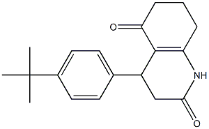 4-(4-tert-butylphenyl)-1,3,4,6,7,8-hexahydroquinoline-2,5-dione Structure