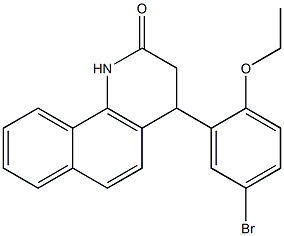 4-(5-bromo-2-ethoxyphenyl)-3,4-dihydro-1H-benzo[h]quinolin-2-one Structure