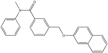 N-methyl-3-(naphthalen-2-yloxymethyl)-N-phenylbenzamide Structure