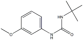 1-tert-butyl-3-(3-methoxyphenyl)urea Structure