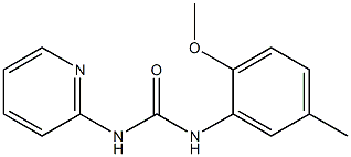 1-(2-methoxy-5-methylphenyl)-3-pyridin-2-ylurea Structure