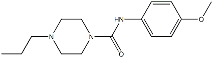  N-(4-methoxyphenyl)-4-propylpiperazine-1-carboxamide