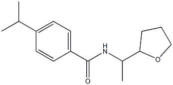 N-[1-(oxolan-2-yl)ethyl]-4-propan-2-ylbenzamide Structure