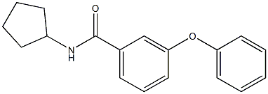 N-cyclopentyl-3-phenoxybenzamide Structure