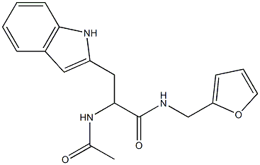  2-acetamido-N-(furan-2-ylmethyl)-3-(1H-indol-2-yl)propanamide