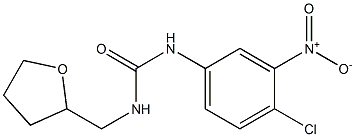1-(4-chloro-3-nitrophenyl)-3-(oxolan-2-ylmethyl)urea Structure