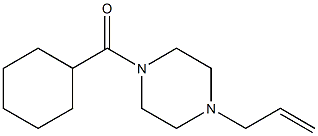 cyclohexyl-(4-prop-2-enylpiperazin-1-yl)methanone Structure