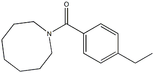 azocan-1-yl-(4-ethylphenyl)methanone Structure