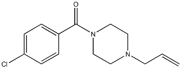 (4-chlorophenyl)-(4-prop-2-enylpiperazin-1-yl)methanone