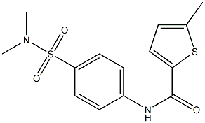 N-[4-(dimethylsulfamoyl)phenyl]-5-methylthiophene-2-carboxamide Structure