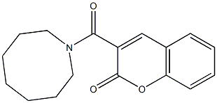 3-(azocane-1-carbonyl)chromen-2-one Structure