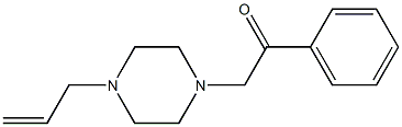 2-phenyl-1-(4-prop-2-enylpiperazin-1-yl)ethanone Structure