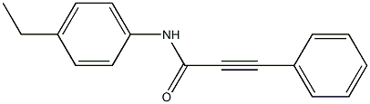 N-(4-ethylphenyl)-3-phenylprop-2-ynamide 化学構造式