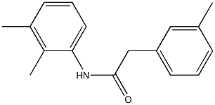 N-(2,3-dimethylphenyl)-2-(3-methylphenyl)acetamide Structure