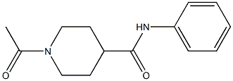 1-acetyl-N-phenylpiperidine-4-carboxamide Structure