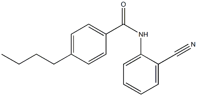 4-butyl-N-(2-cyanophenyl)benzamide