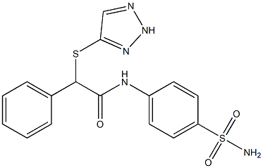2-phenyl-N-(4-sulfamoylphenyl)-2-(2H-triazol-4-ylsulfanyl)acetamide Structure
