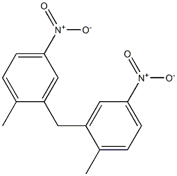 1-methyl-2-[(2-methyl-5-nitrophenyl)methyl]-4-nitrobenzene 结构式