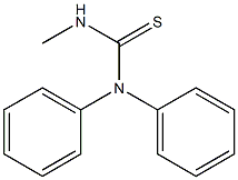 3-methyl-1,1-diphenylthiourea Struktur