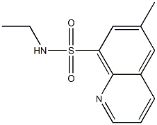 N-ethyl-6-methylquinoline-8-sulfonamide Struktur