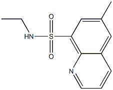 N-ethyl-6-methylquinoline-8-sulfonamide,,结构式