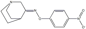 (E)-N-(4-nitrophenoxy)-1-azabicyclo[2.2.2]octan-3-imine Structure