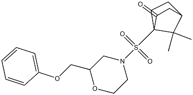 7,7-dimethyl-4-[2-(phenoxymethyl)morpholin-4-yl]sulfonylbicyclo[2.2.1]heptan-3-one