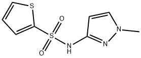 N-(1-methylpyrazol-3-yl)thiophene-2-sulfonamide Structure