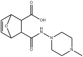 2-[(4-methylpiperazin-1-yl)carbamoyl]-7-oxabicyclo[2.2.1]hept-5-ene-3-carboxylic acid Structure