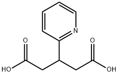 3-pyridin-2-ylpentanedioic acid Struktur