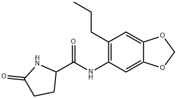 5-oxo-N-(6-propyl-1,3-benzodioxol-5-yl)pyrrolidine-2-carboxamide,1048695-80-2,结构式