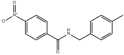 N-[(4-methylphenyl)methyl]-4-nitrobenzamide Structure