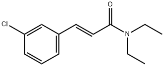 (E)-3-(3-chlorophenyl)-N,N-diethylprop-2-enamide|