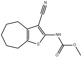 methyl N-(3-cyano-5,6,7,8-tetrahydro-4H-cyclohepta[b]thiophen-2-yl)carbamate|